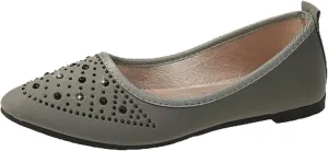 VESNIBA Women Girls Solid Big Size Slip On Flat Shallow Comfort Casual Single Shoes Womens Sandals Size