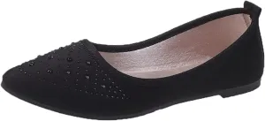VESNIBA Women Girls Solid Big Size Slip On Flat Shallow Comfort Casual Single Shoes Womens Sandals Size