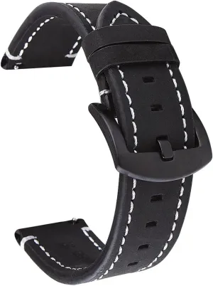 Vintage Genuine Leather Watchband Strap Cowhide Smart Watch Band Belt Accessories