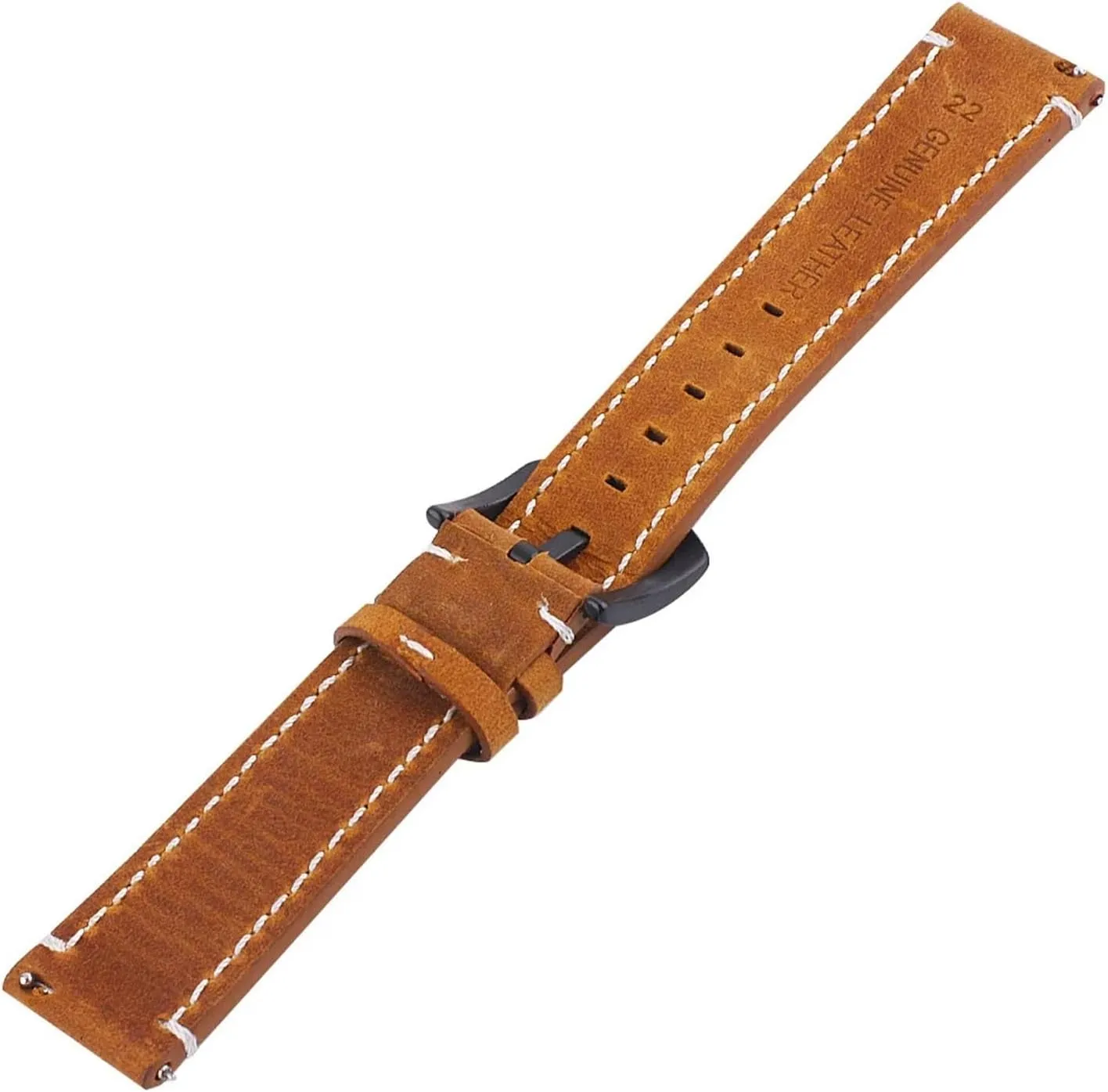 Vintage Genuine Leather Watchband Strap Cowhide Smart Watch Band Belt Accessories