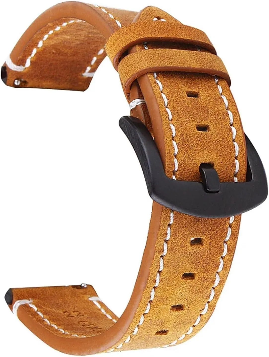 Vintage Genuine Leather Watchband Strap Cowhide Smart Watch Band Belt Accessories