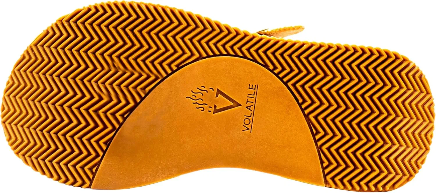VOLATILE Womens Porcini Casual Sandals Casual Mid Heel 2-3" - Beige