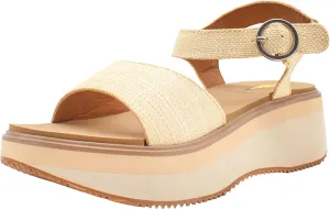 VOLATILE Womens Porcini Casual Sandals Casual Mid Heel 2-3" - Beige