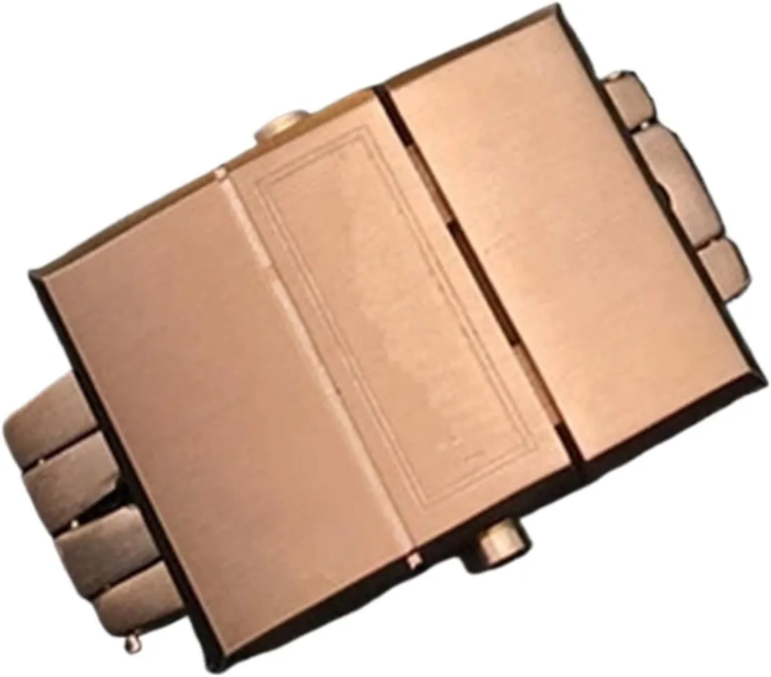 Watch Accessories Suitable For Ulysse Nardin Athens Buckle Rubber Strap Buckle 316 Stainless Steel Butterfly Buckle 20mm Table buckle