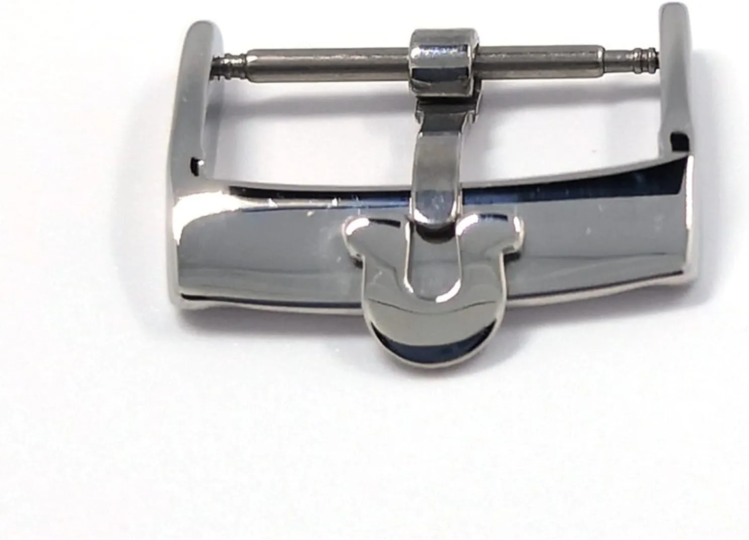 Watch Accessory Strap 12 Mm 14 Mm 16 Mm 18 Mm 20 Mm Watch Men's Pin Safety Buckle Stainless Steel Buckle Suitable Compatible With Omega Compatible With Seamaster Strap Watch buckle (Gold 12mm)