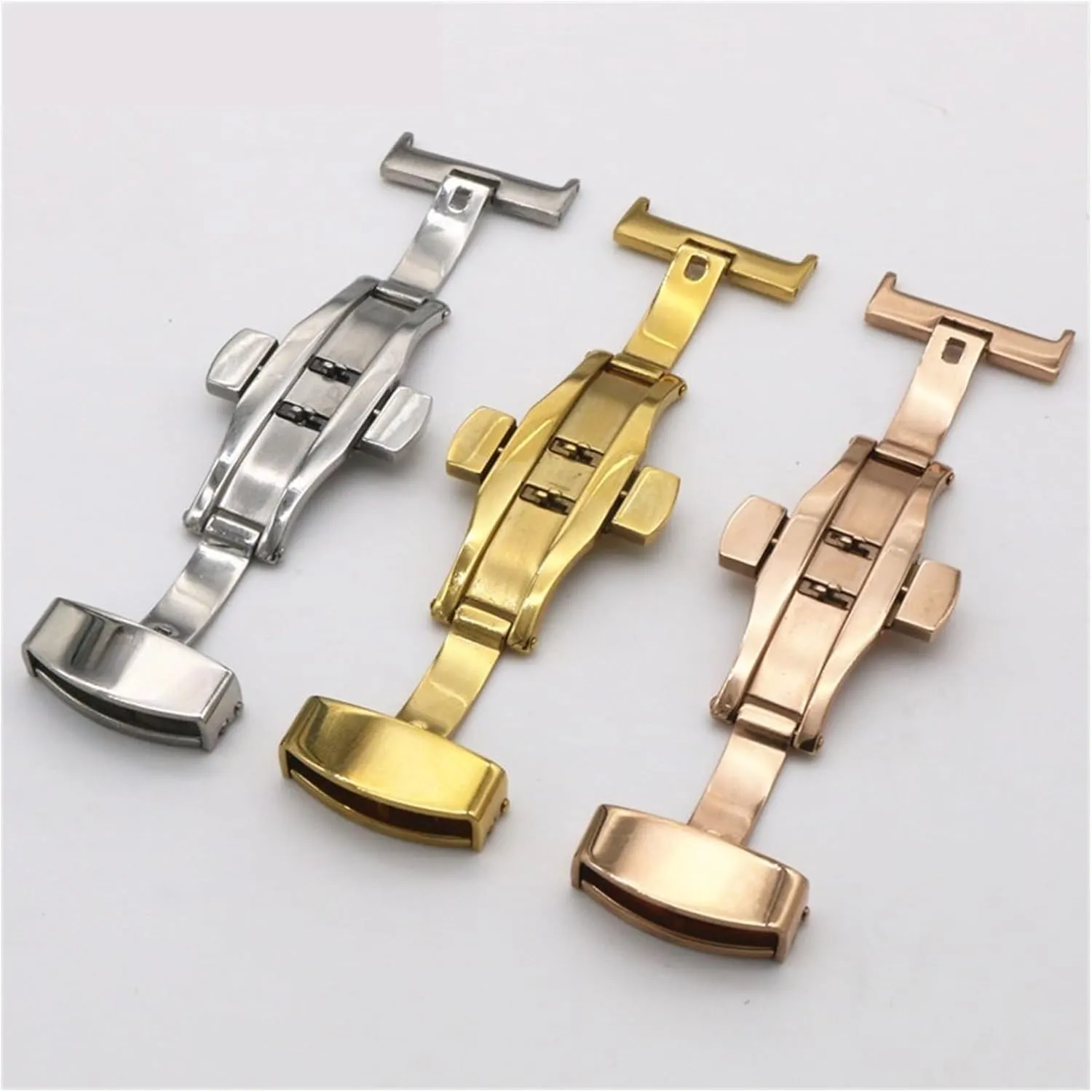 Watches Accessories 22mm Fit For Tissot Fit For Le Fit For Locle Fit For Couturier Fit For Series T41 T035 Strap Man Watch Butterfly Buckle