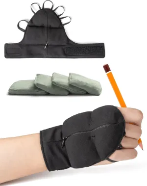 Weighted Gloves for Tremors-Adjustable Hand Gloves Stability Aid for Parkinson's Hand Tremors, Enhanced Grip & Writing Support for Elderly