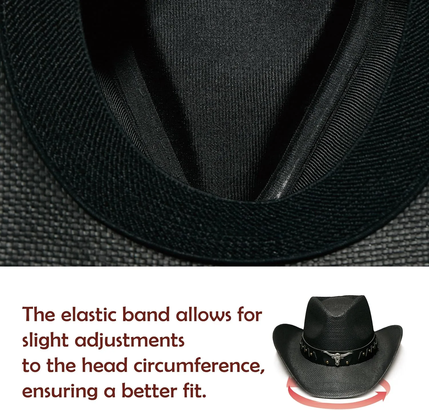 Western Straw Cowboy and Cowgirl Hats with Decorative Bands - Unisex Wide Brim Raffia Style Sun Hat