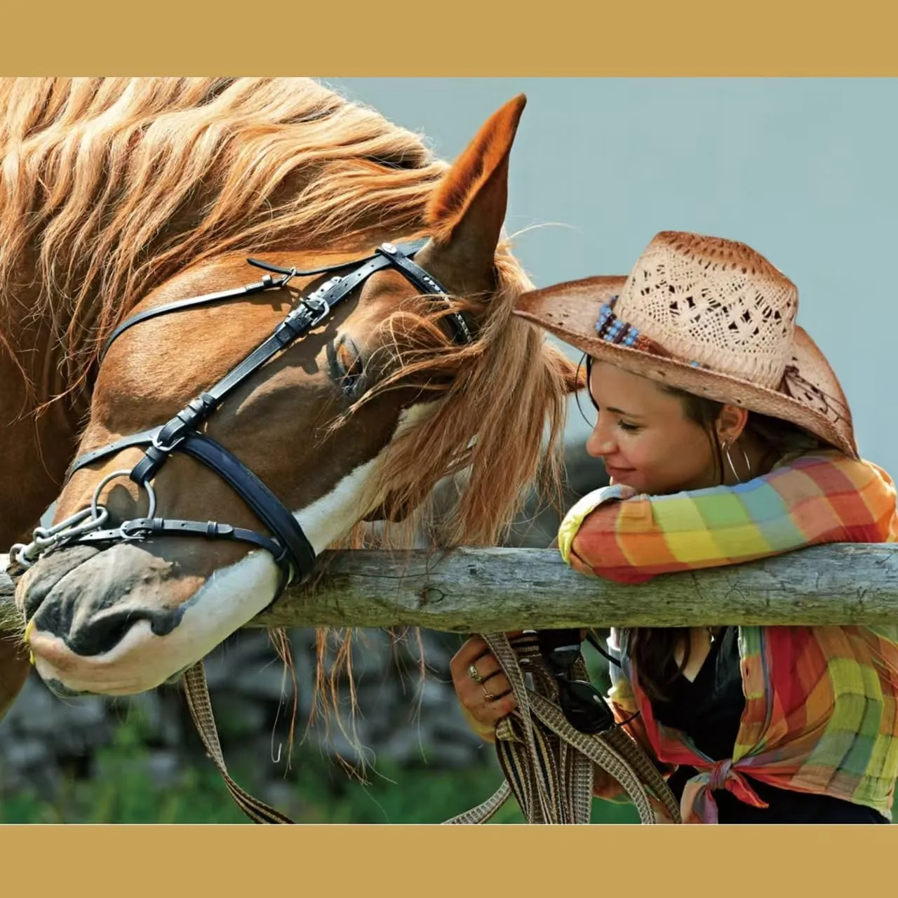Western Straw Cowboy and Cowgirl Hats with Decorative Bands - Unisex Wide Brim Raffia Style Sun Hat