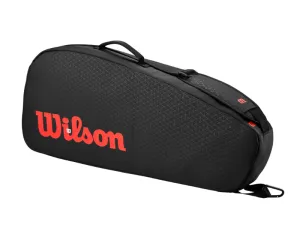 Wilson Clash Super Tour 3R Racket Bag (Black/Infrared)