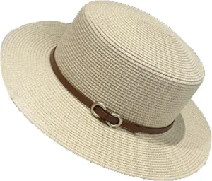 Women Beach Straw Sun Hat Flat Topped Straw hat Summer Beach Hat for Men Women for Party Travel