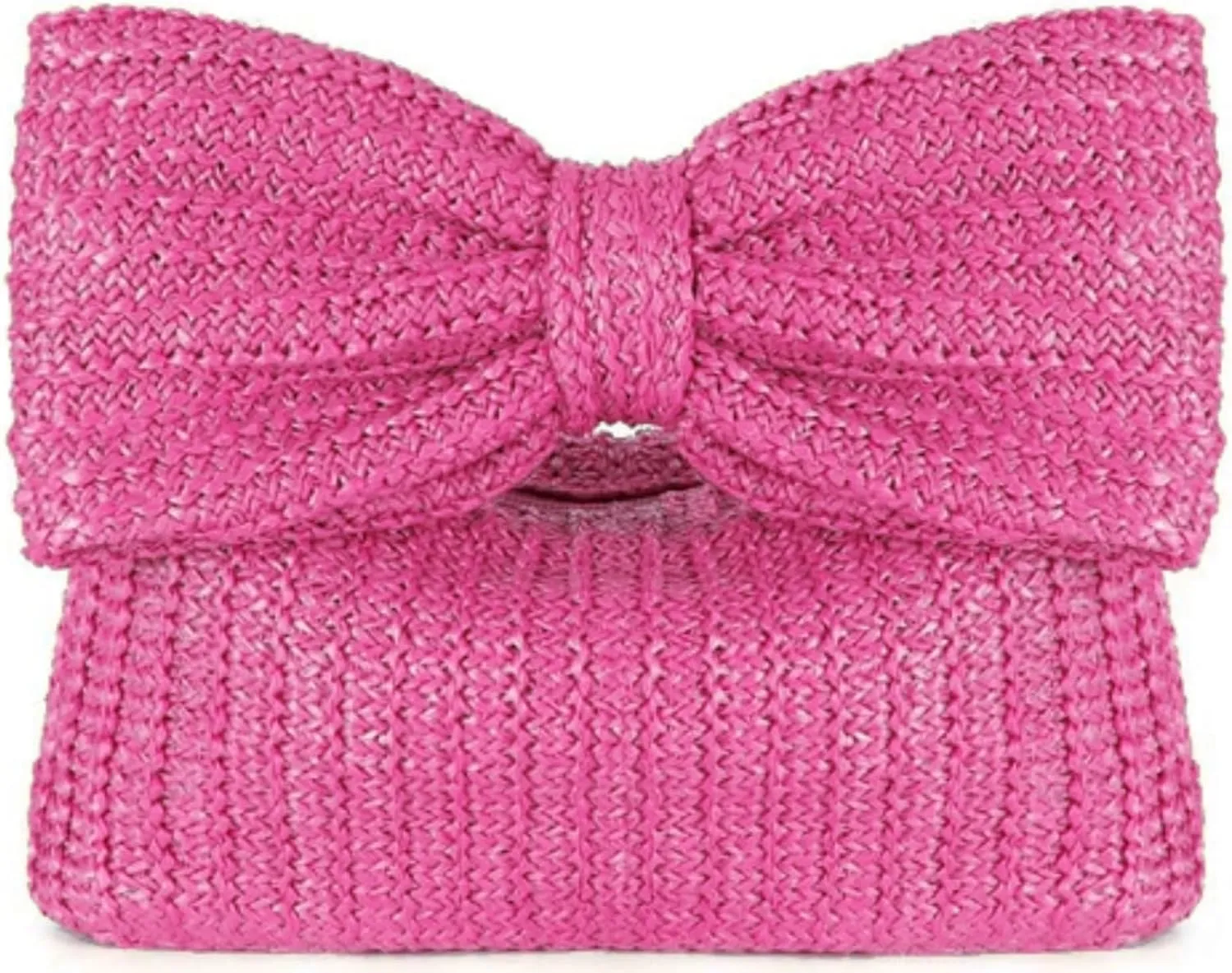 Women Bow Purse Summer Straw Woven Clutch Bag Handbags Vacation Beach Tote Formal Party Wedding 2025 New