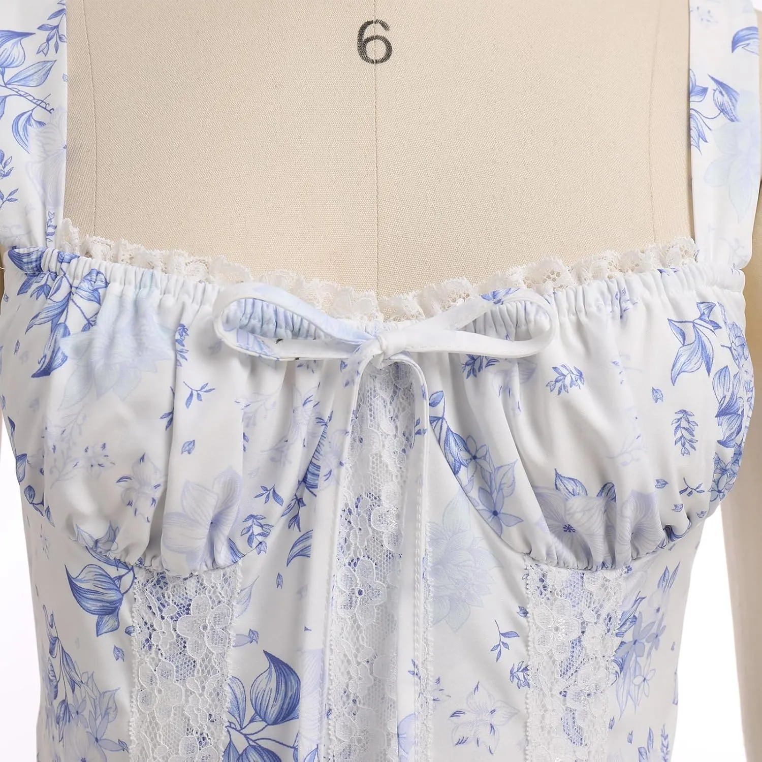 Women Corset Dress Floral Mini Dress Sexy Spaghetti Straps Low Cut Lace Short Dress Ruffle Summer Bustier Sundress