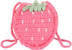 Women Girls Mini Fruit Knitting yarn Crochet Crossbody Shoulder Bag Coin Purse