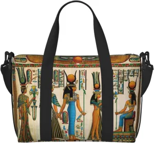 women in ancient egypt Duffel Bags for Traveling - Lightweight Personal Item Travel Bags, Gym Bags for Men and Women