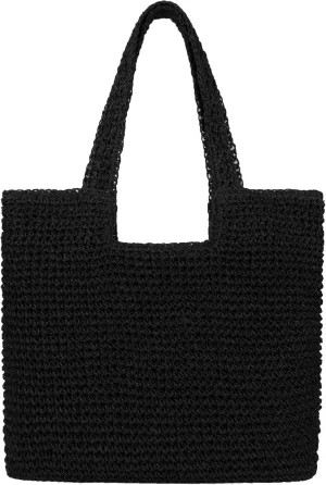 Women Large Straw Beach Bag Handmade Woven Shoulder Bags Hobo Tote Handbag Purse for Summer