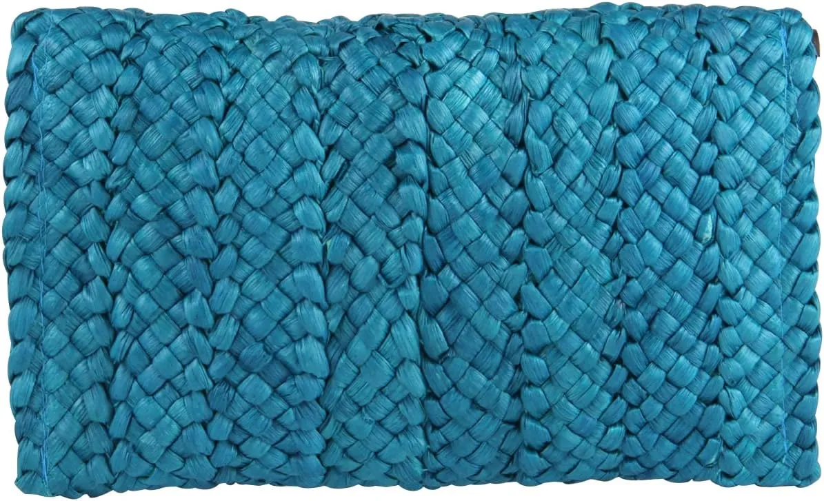 Women Straw Clutch Purse Handbag Straw Shoulder Bag Summer Beach Bag Woven Bag Envelope Purse Wallet