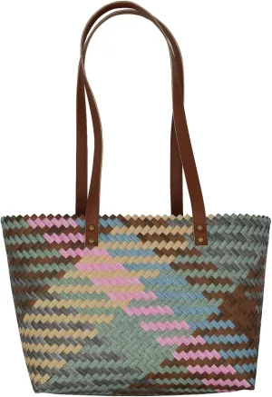 Women Straw Handbags Large Hand-Woven Tote Bag Summer Travel Beach Straw Shoulder Bags