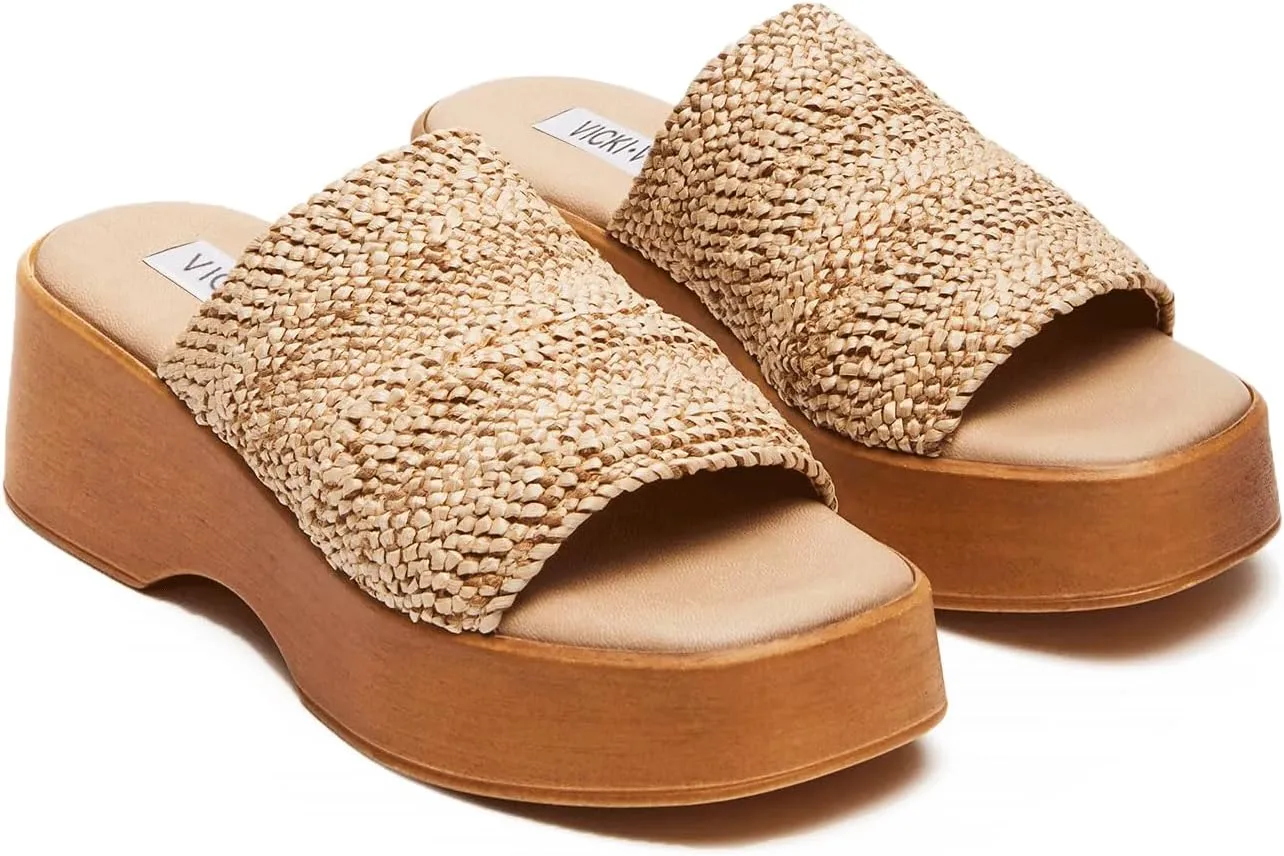 Womens Platform Sandals Open Toe Wedges Sandals Bohemia Slides Summer Fashion Outdoor Slip On Beach Sandals Natura