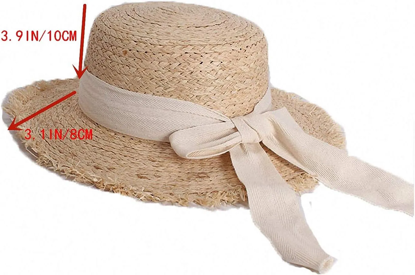 Women's Wide Brim Braided Sun Hat UPF 50  Sun Protection Floppy Summer Beach Cap Lafite Straw Hat