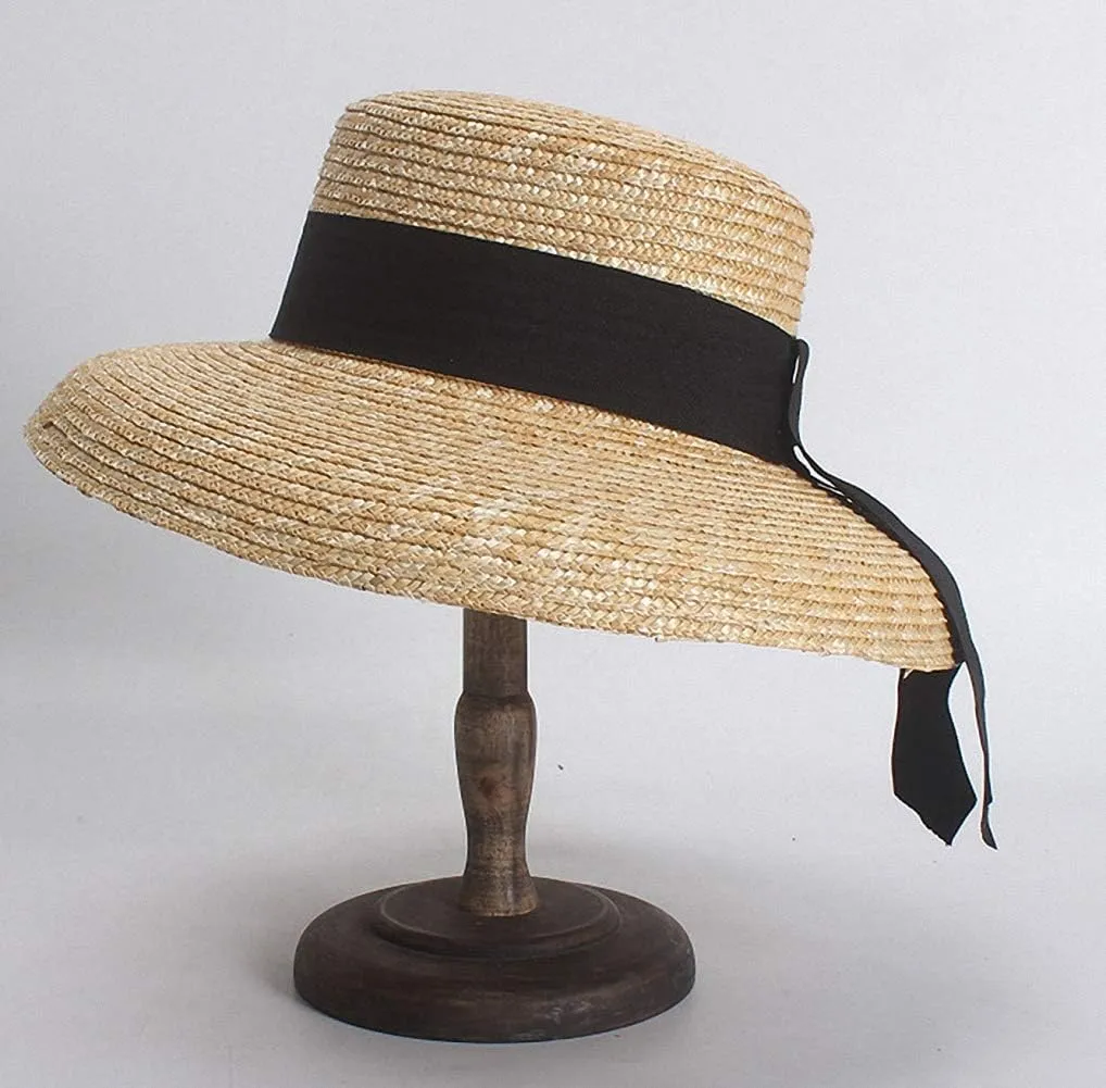 Women's Wide Brim Braided Sun Hat UPF 50  Sun Protection Floppy Summer Beach Cap Straw Hat