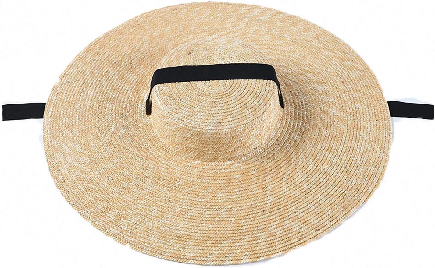 Women's Wide Brim Braided Sun Hat UPF 50  Sun Protection Floppy Summer Beach Cap Straw Hat