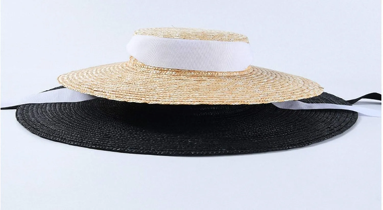 Women's Wide Brim Braided Sun Hat UPF 50  Sun Protection Floppy Summer Beach Cap Straw Hat