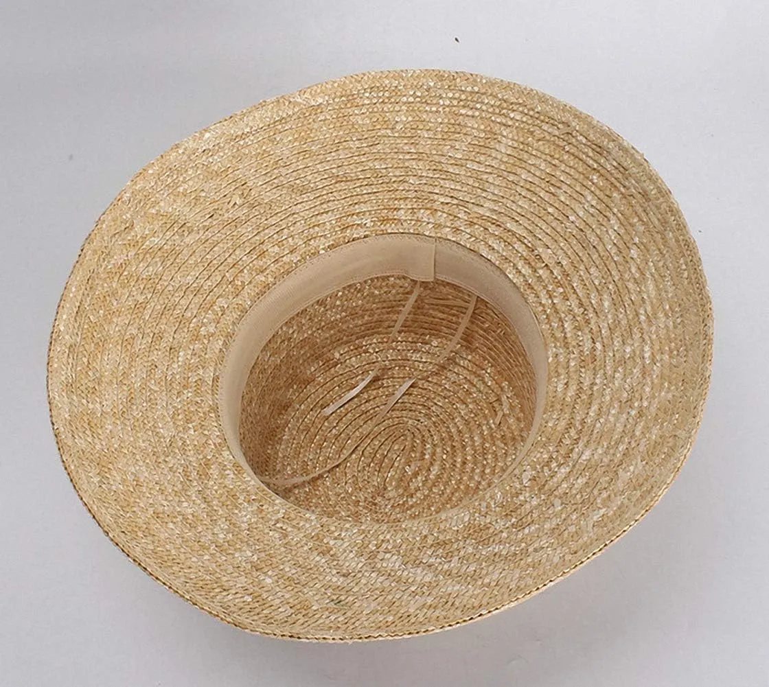 Women's Wide Brim Braided Sun Hat UPF 50  Sun Protection Floppy Summer Beach Cap Straw Hat