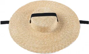 Women's Wide Brim Braided Sun Hat UPF 50  Sun Protection Floppy Summer Beach Cap Straw Hat