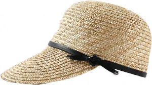 Women's Wide Brim Braided Sun Hat UPF 50  Sun Protection Floppy Summer Beach Cap Straw Hat