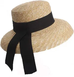 Women's Wide Brim Braided Sun Hat UPF 50  Sun Protection Floppy Summer Beach Cap Straw Hat