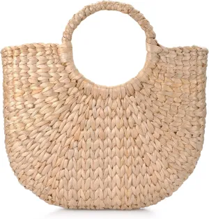 Woven Straw Bags Summer Beach Tote Bag for Women