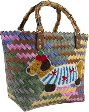 Woven Tote Bag for Women Summer Boho Bag Straw Handbags for Women Travel Beach Vacation Essentials Purse Handmade Shoulder Bag