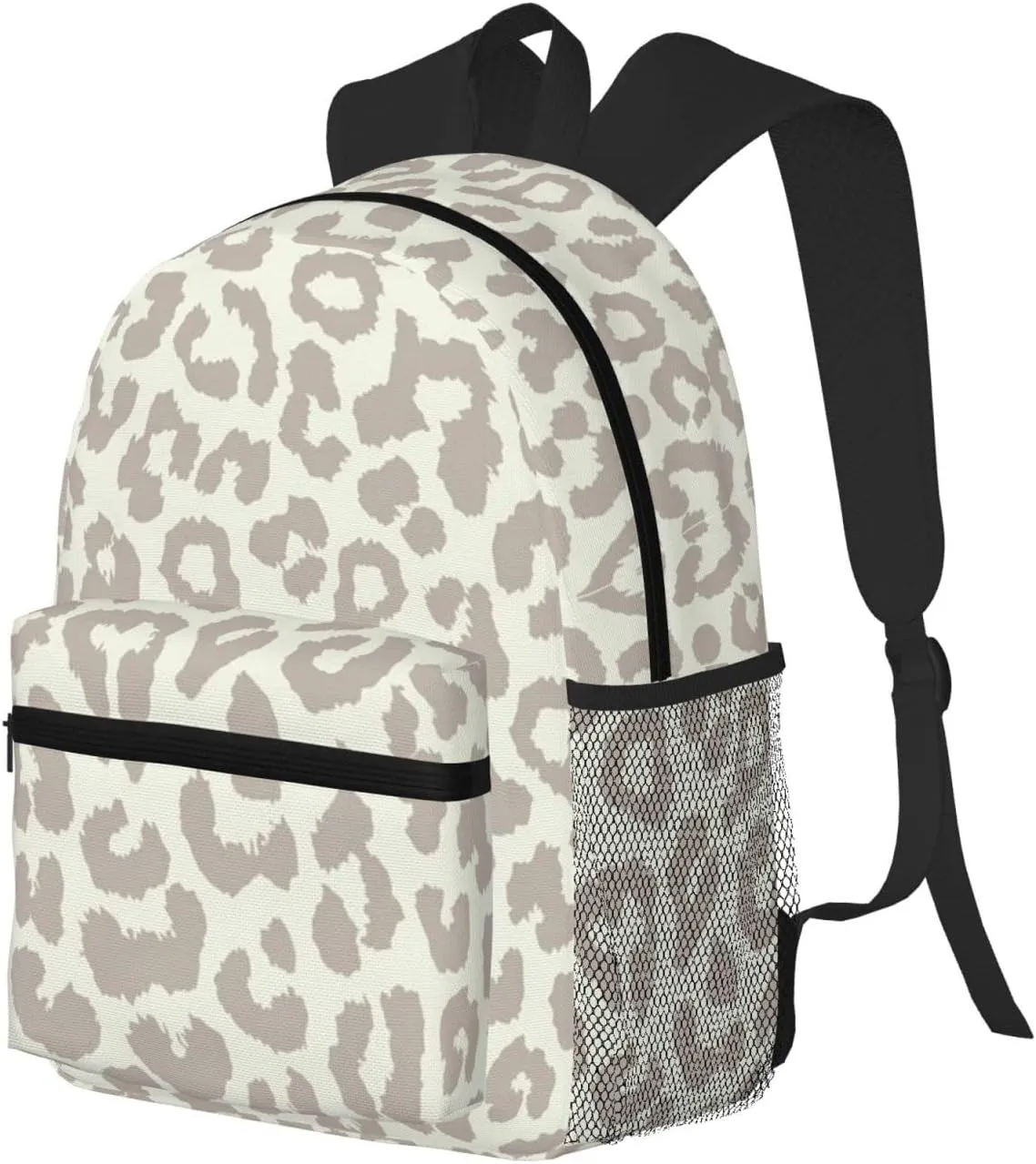Wurton Brown Pattern Leopard Print Multipurpose Casual Bag With Fashionable Travel,Work Outdoor Activities Backpack