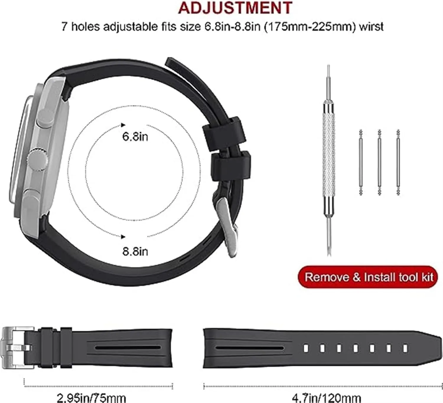 XMKT Curved No Gap Rubber Strap For Omega Speedmaster Watch Replacement Band Men Women 20mm Watchbands silver buckle gold buckle rose buckle black buckle
