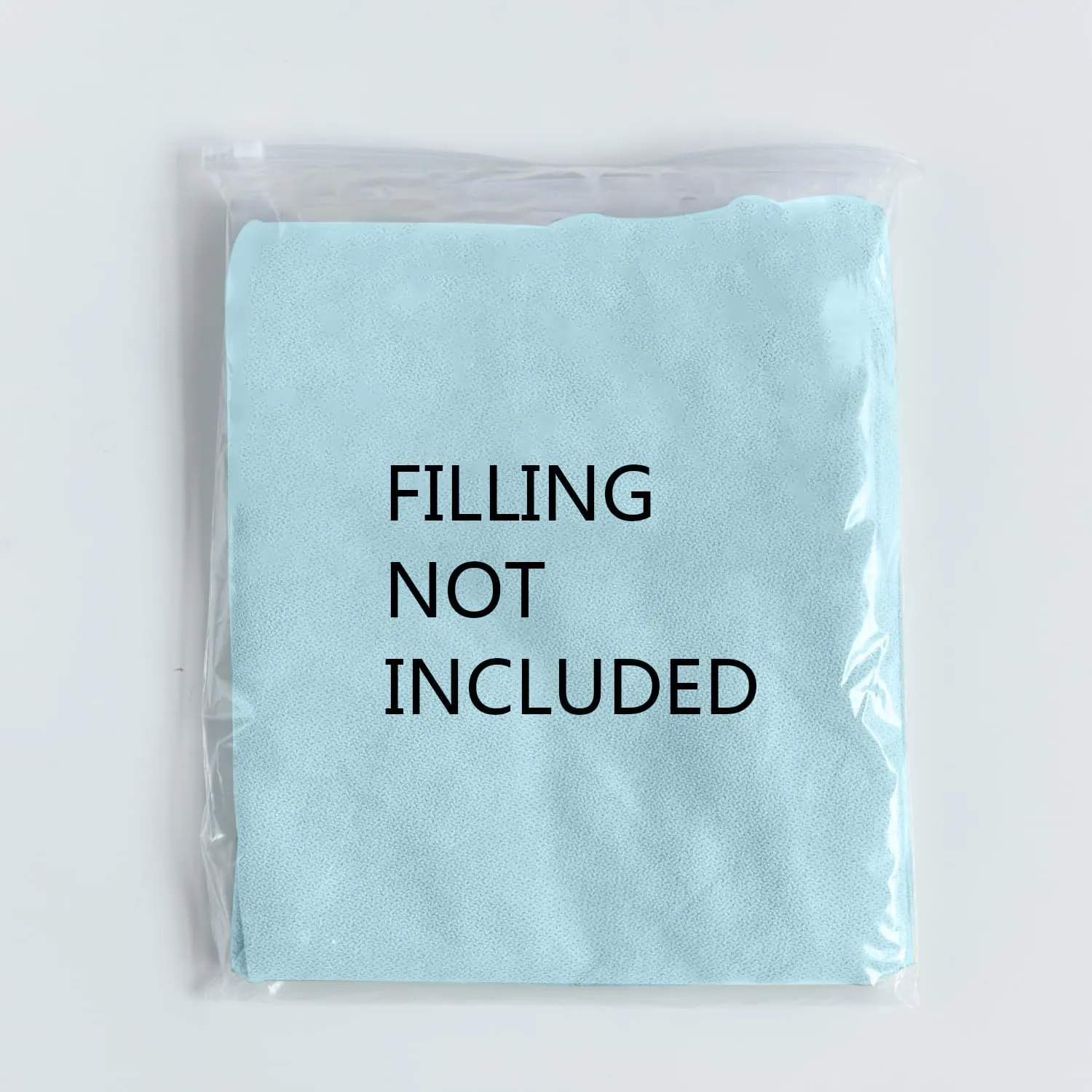 YuppieLife Big Durable Bean Bag Chairs Cover for Adults(Just Cover,No Filler) 4Ft Machine Washable Large Size Sofa Cover (Light Blue)