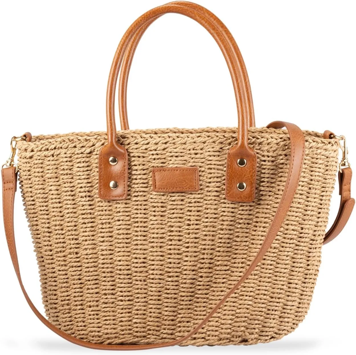 YXILEE Straw Bag for Women - Handmade Women's Straw Purse Bag - Perfect for Summer Vacation Beach Tote