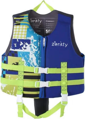Zeraty Toddler Swim Vest Neoprene Kids Float Jacket Swimming Aid for Children Girls and Boys 20-30-40-50-60-70-80Lbs with Dual Adjustable Safety Straps