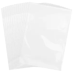 Zonon 100 Pieces Heat Shrink Wrap Bags 14 x 20 Inch Clear Odorless POF Heat Shrink Film Wrap for Packaging, DIY Handmade Crafts, Shoes Dust-Proof